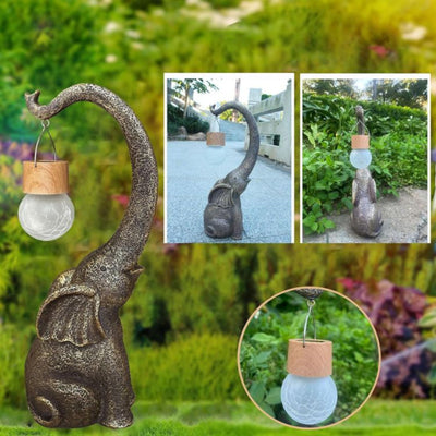Elelux - Solar Elefantenlampe für Garten & Terrasse