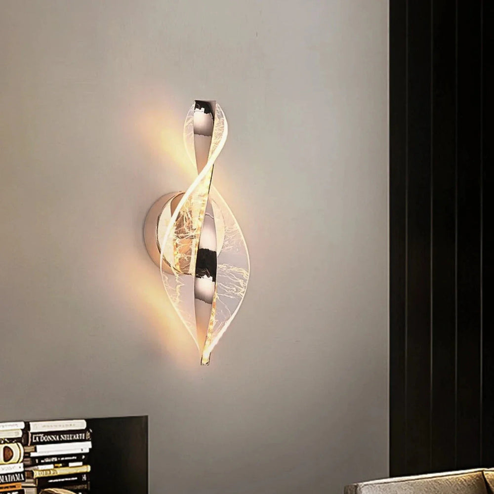 Elysian LED-Wandleuchte - Luxuriöses Acryldesign für moderne Räume