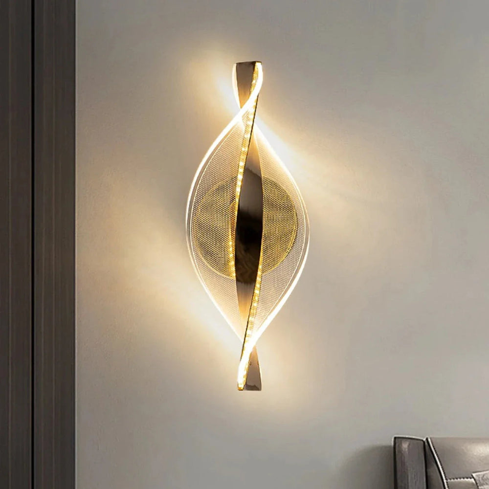 Elysian LED-Wandleuchte - Luxuriöses Acryldesign für moderne Räume