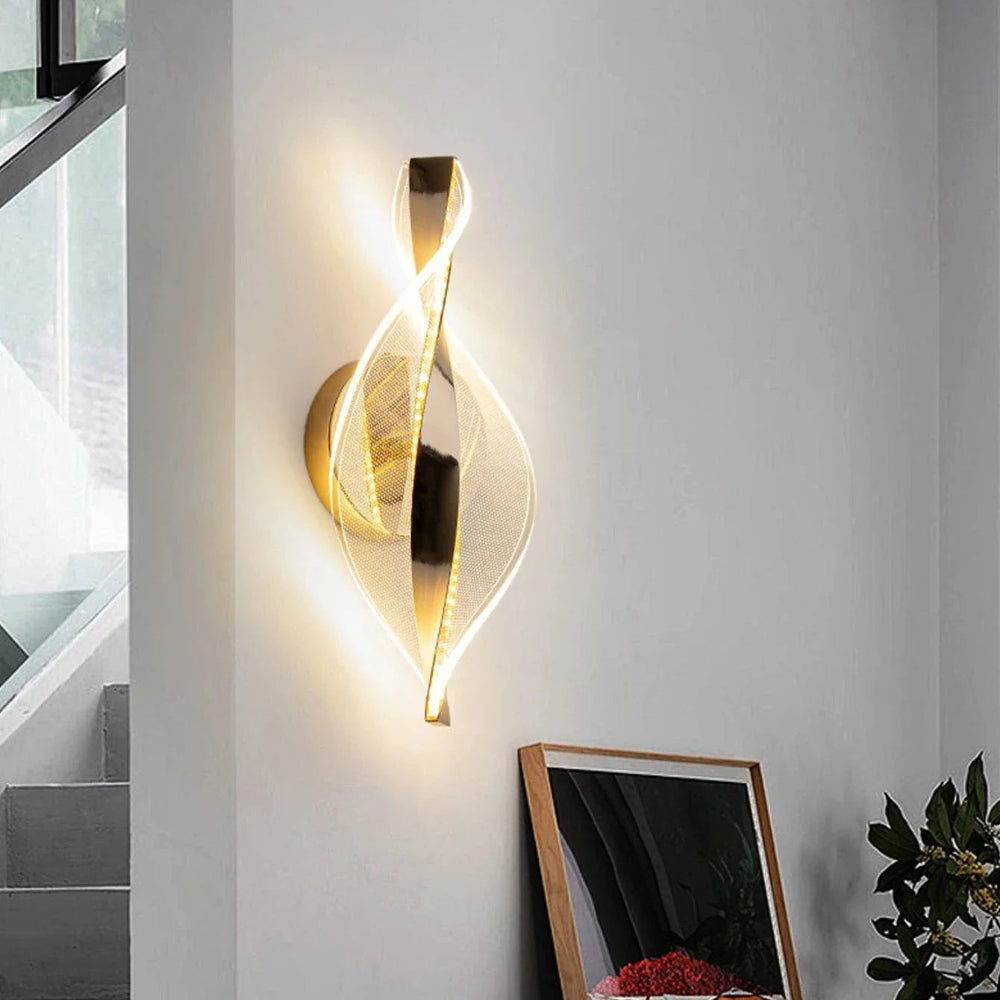 Elysian LED-Wandleuchte - Luxuriöses Acryldesign für moderne Räume