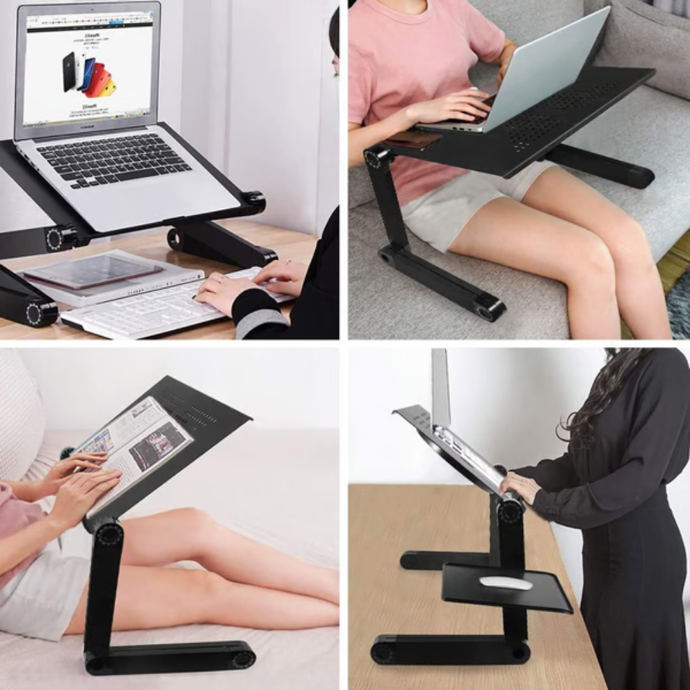 Ergolift - Verstellbarer und drehbarer ergonomischer Laptop-Ständer