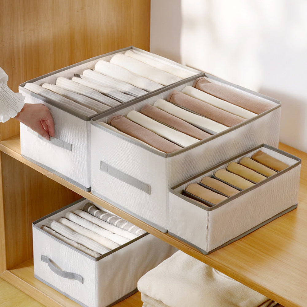 FoldMate - Faltbare Kleidungsbox mit Fächern