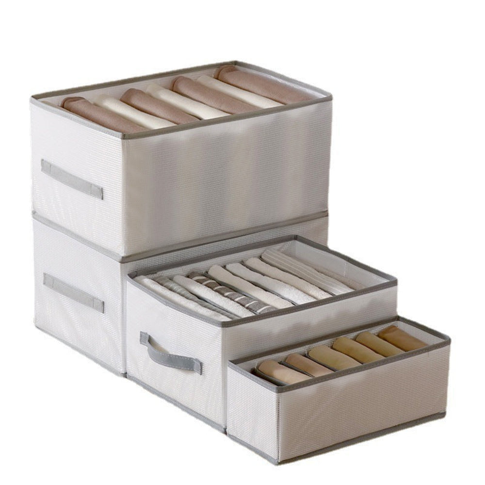 FoldMate - Faltbare Kleidungsbox mit Fächern