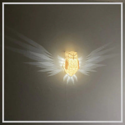 FeatherGlow - Eagle & Owl Wand-Nachtlicht für Kinder