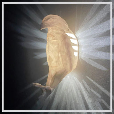 FeatherGlow - Eagle & Owl Wand-Nachtlicht für Kinder