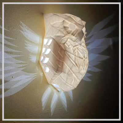FeatherGlow - Eagle & Owl Wand-Nachtlicht für Kinder