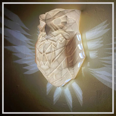 FeatherGlow - Eagle & Owl Wand-Nachtlicht für Kinder