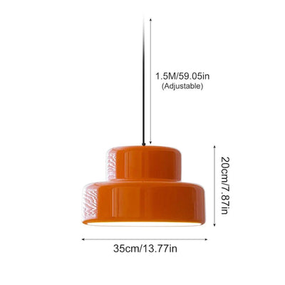 Fiorange – Moderne Vintage-Pendelleuchte