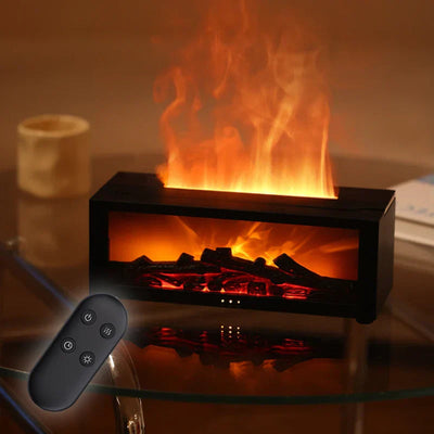 Flamora - Kamin-Luftbefeuchter & LED-Stimmungslampe