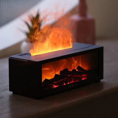 Flamora - Kamin-Luftbefeuchter & LED-Stimmungslampe