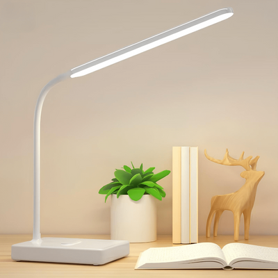 FlexiGlow - Verstellbare LED-Schreibtischlampe mit USB-Ladefunktion
