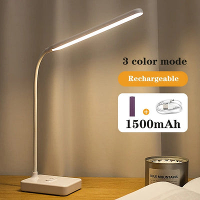 FlexiGlow - Verstellbare LED-Schreibtischlampe mit USB-Ladefunktion
