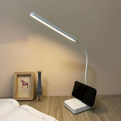 FlexiGlow - Verstellbare LED-Schreibtischlampe mit USB-Ladefunktion