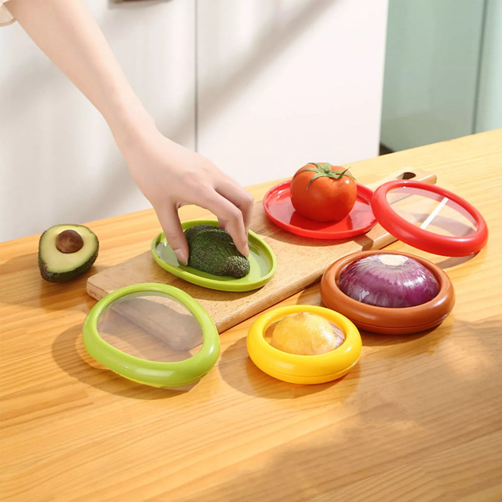 FlexiSeal - Wiederverwendbare Silikon-Behälter für Obst