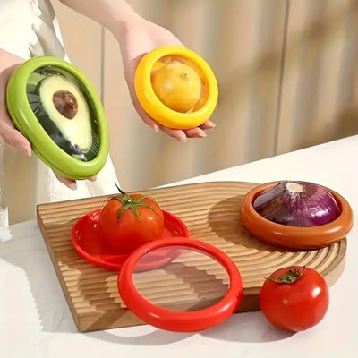 FlexiSeal - Wiederverwendbare Silikon-Behälter für Obst