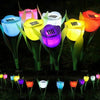 Florilux - Solarbetriebene leuchtende Tulpenlichter für den Garten