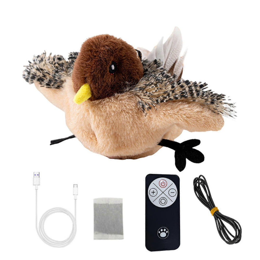 FlutterChirp - Interaktives Flattervogelspielzeug für Katzen