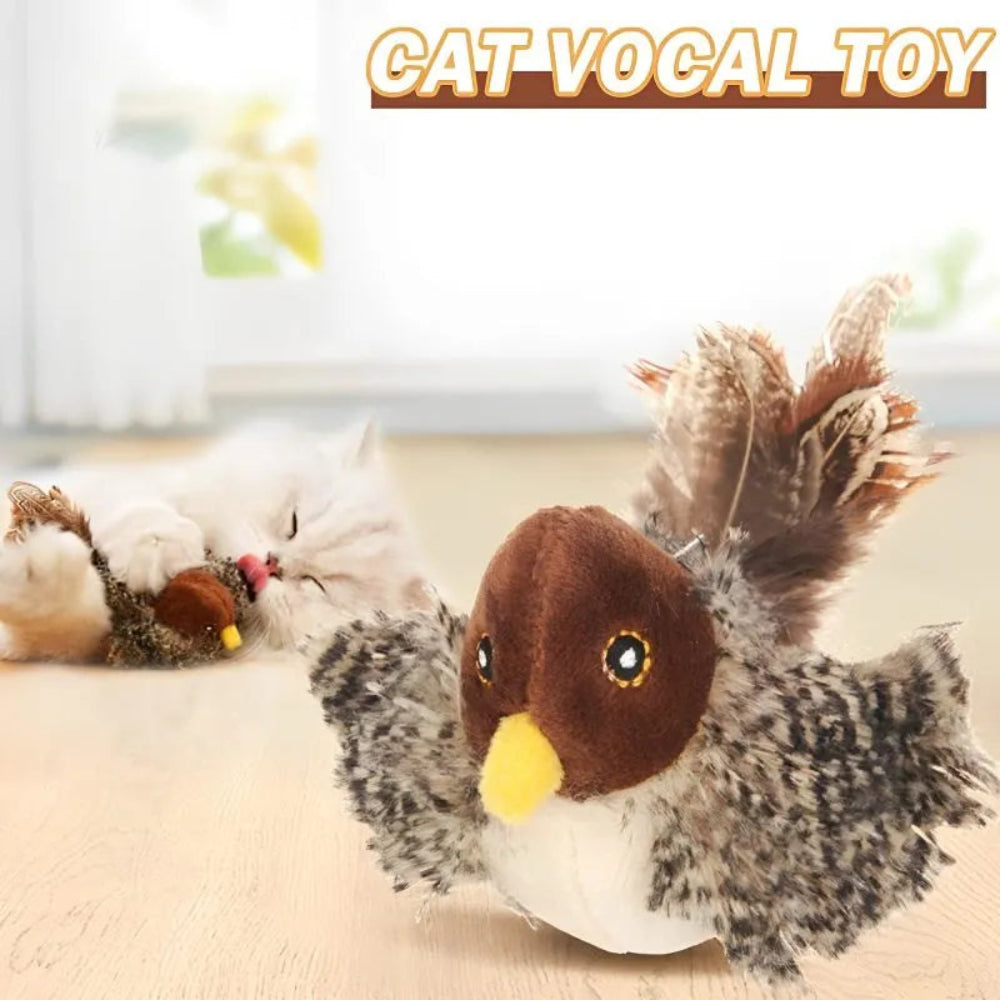 FlutterChirp - Interaktives Flattervogelspielzeug für Katzen