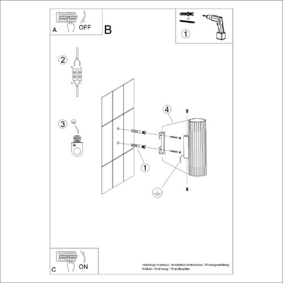 Formalux - Moderne weiße Wandleuchte