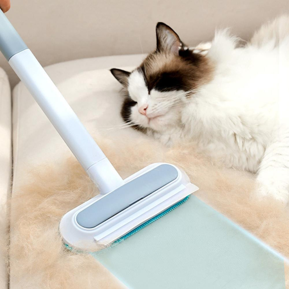 FurLifter Pro - Einstellbare Tierhaarentfernungsbürste mit langem Stiel