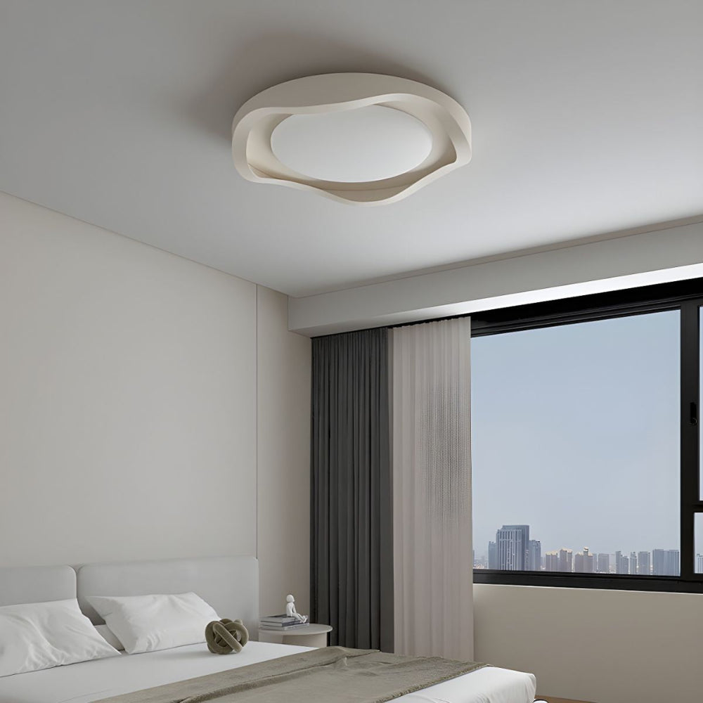 GeoLume – Moderne geometrische LED-Deckenleuchte aus Acryl