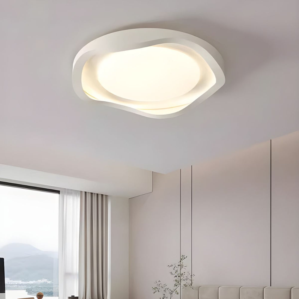GeoLume – Moderne geometrische LED-Deckenleuchte aus Acryl