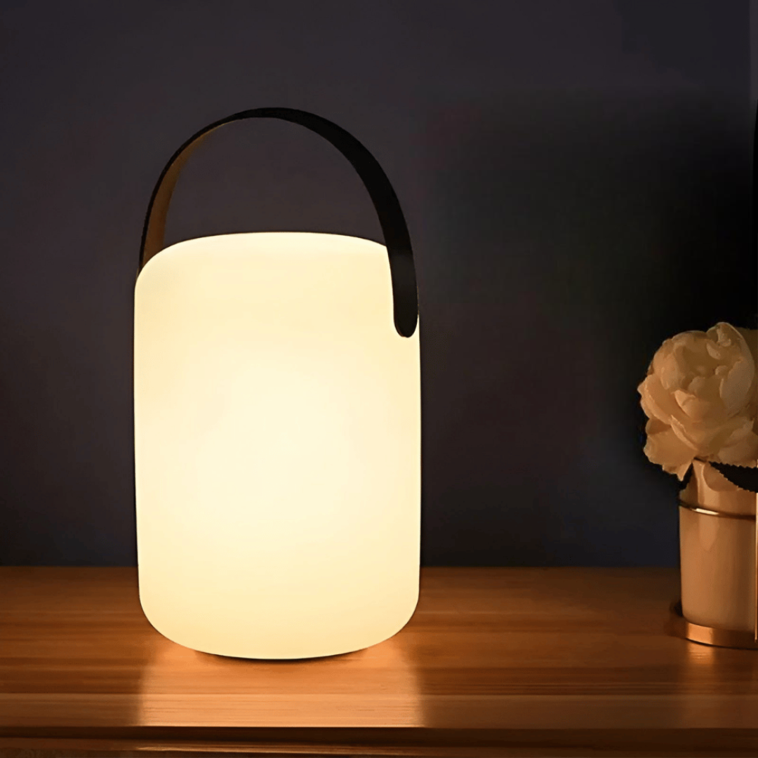 GloHaven – Tragbare LED-Tischlampe mit Fernbedienung