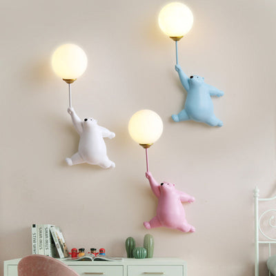 GlowBuddy - Bär Ballon Wandlampe