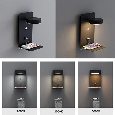 GlowCharge - 330° drehbare Lampe mit integrierter Ladestation