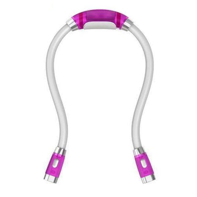 GlowLoop - Freihändige LED-Nackenlampe zum Stricken, Basteln und Lesen