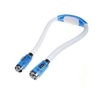 GlowLoop - Freihändige LED-Nackenlampe zum Stricken, Basteln und Lesen