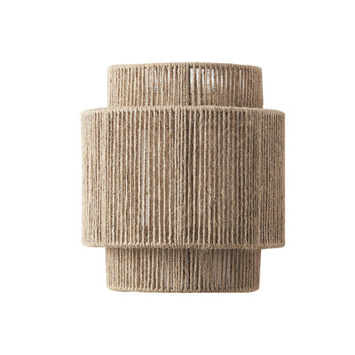 GlowNest - Bohemian Hemp Rope Wandleuchte