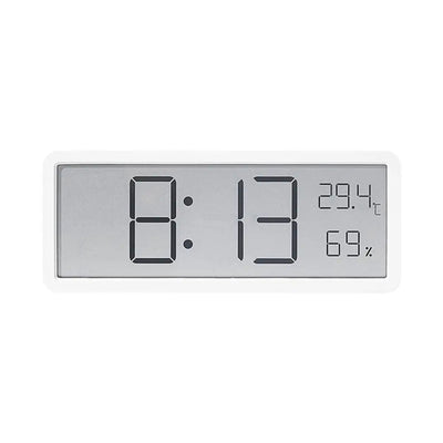 GlowTime - Digitale LED-Wanduhr mit Temperatur und Luftfeuchtigkeit