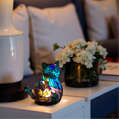 GlowWhisker - Acryl Katze Tribut Lampe
