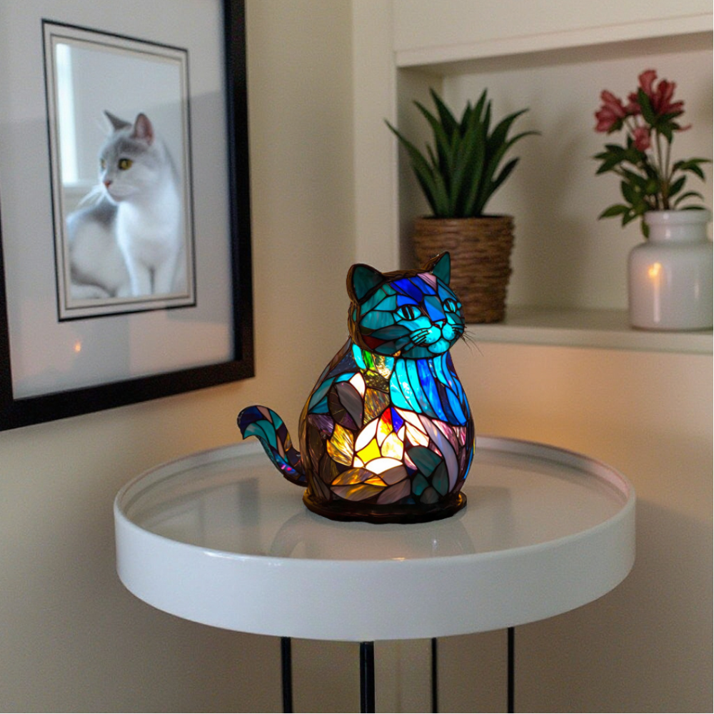 GlowWhisker - Acryl Katze Tribut Lampe
