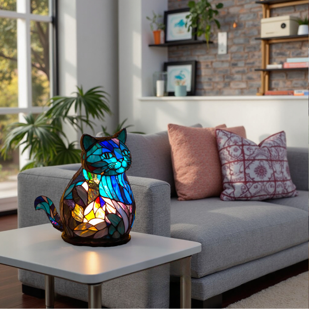 GlowWhisker - Acryl Katze Tribut Lampe