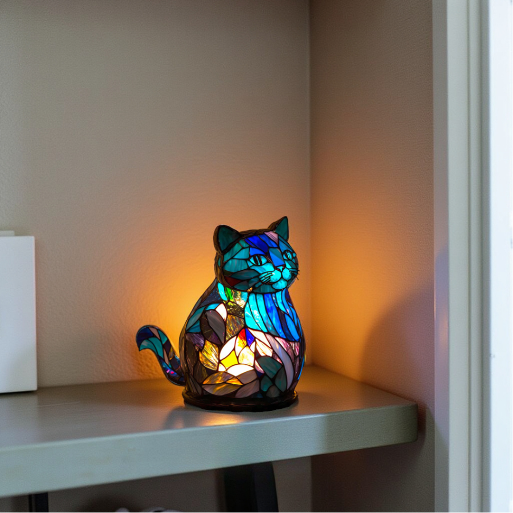 GlowWhisker - Acryl Katze Tribut Lampe