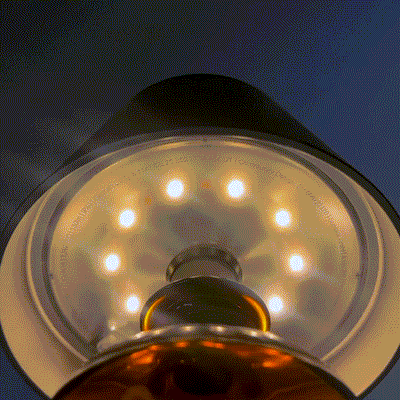 Glowdrift - Kabellose Flaschenlampe mit farbwechselndem Glühen