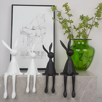 HareForm - Moderner sitzender Osterhase