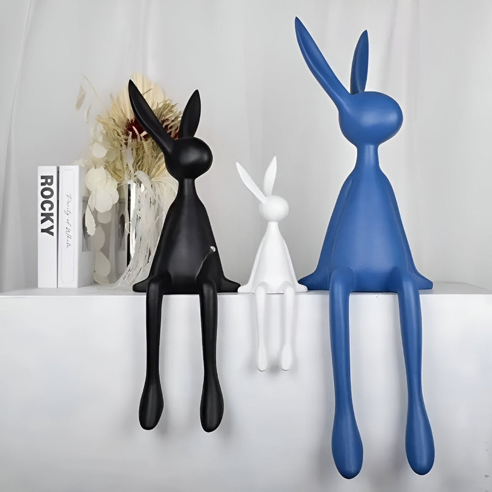 HareForm - Moderner sitzender Osterhase