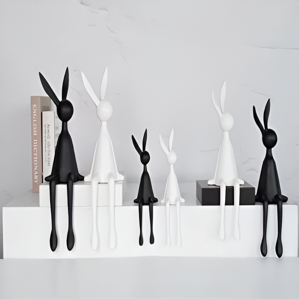 HareForm - Moderner sitzender Osterhase