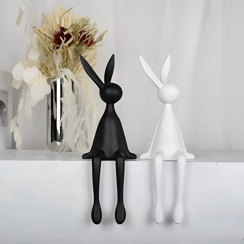 HareForm - Moderner sitzender Osterhase