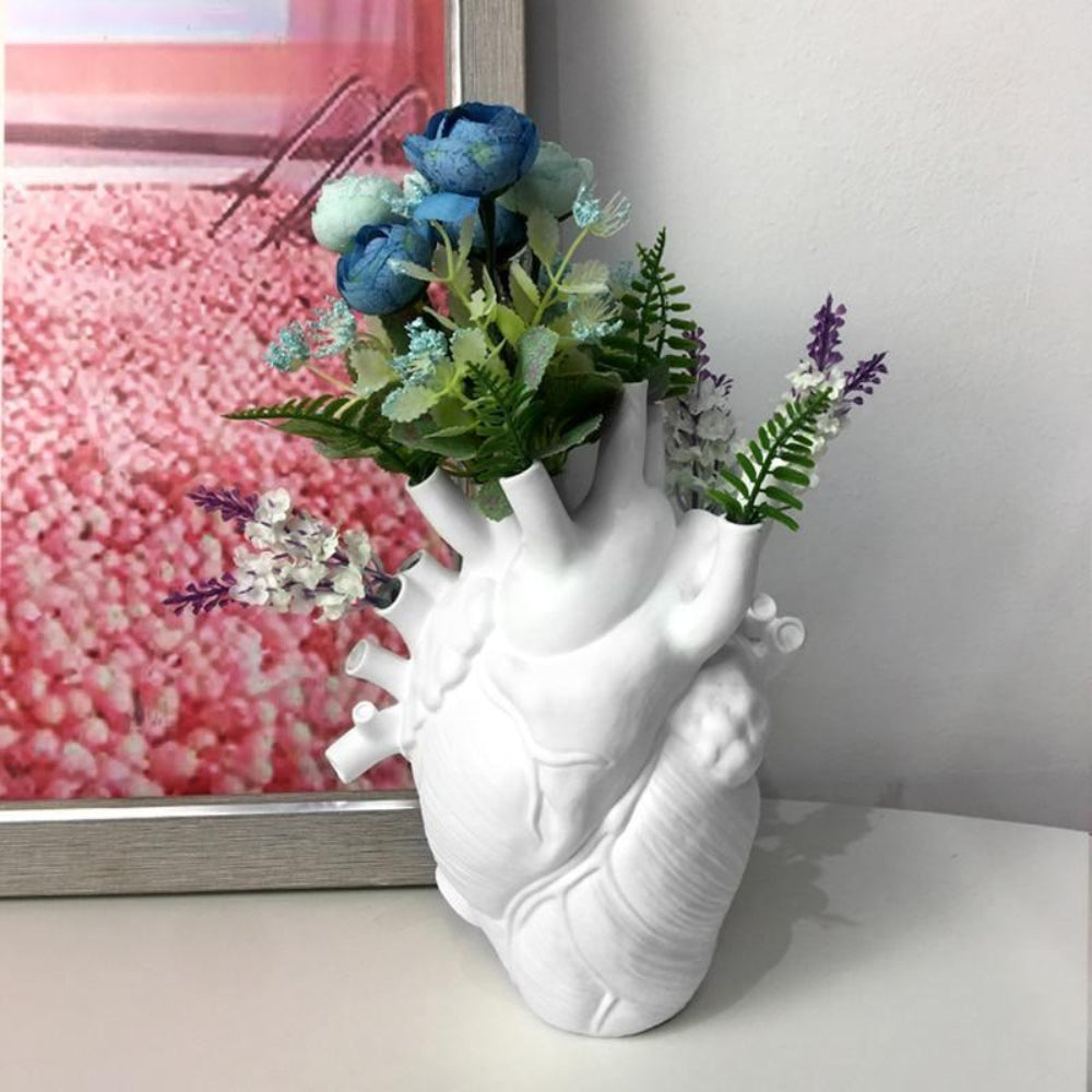 HeartForm - Anatomische Vase aus Harz in Herzform