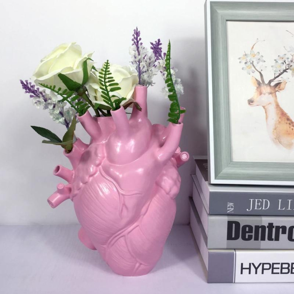 HeartForm - Anatomische Vase aus Harz in Herzform