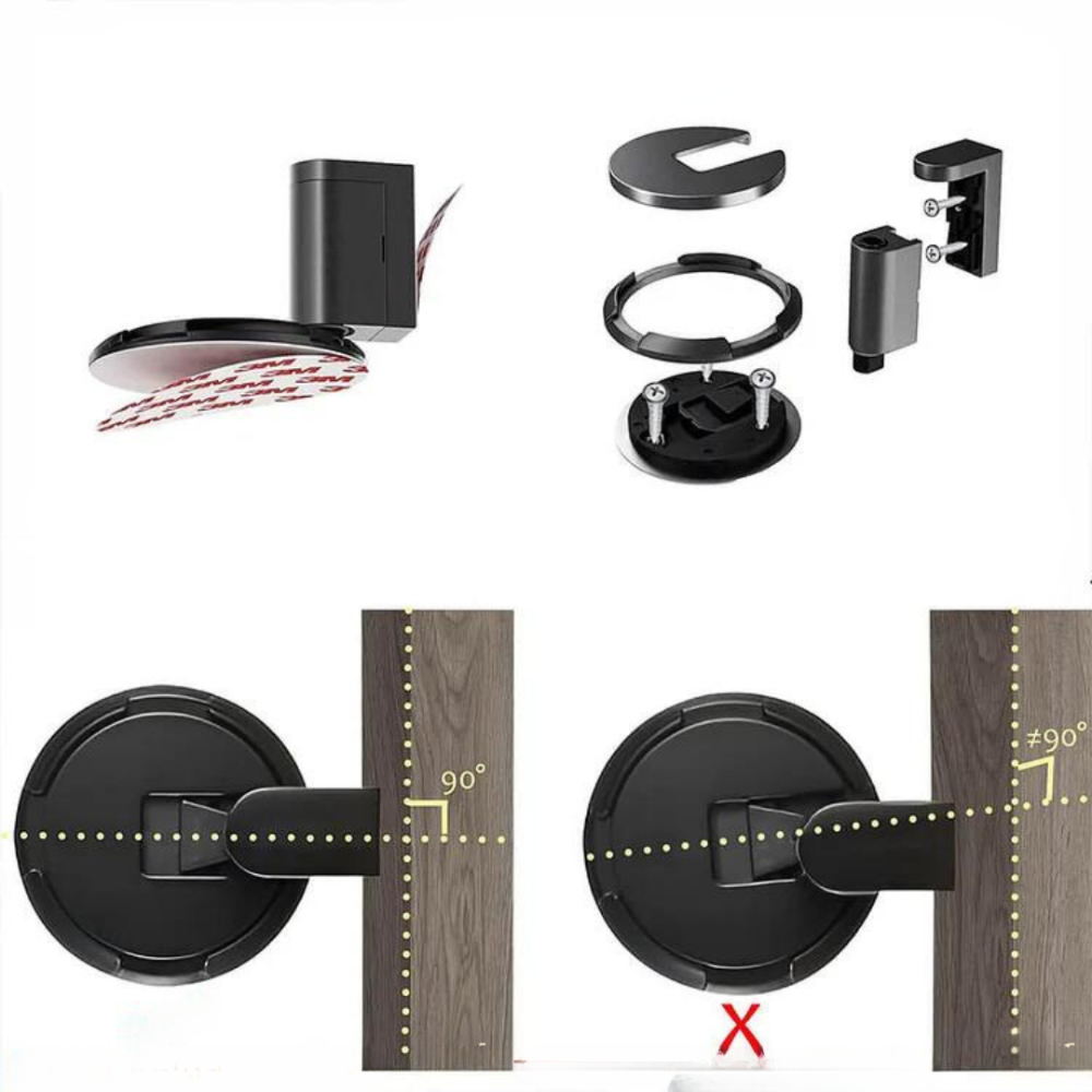 HoldEase - Moderner magnetischer Türstopper & Halter