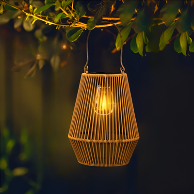 BambuGlow - Stilvolle Solar-Außenlampe