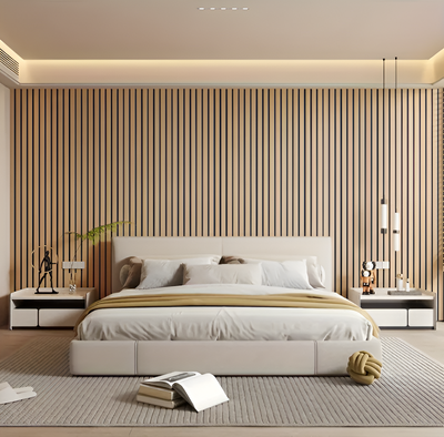 WoodLuxe - Selbstklebende 3D-Holz-Wandpaneele für moderne Innenräume