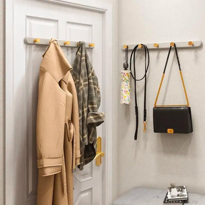 Hookmere - Wandgarderobe im Vintage-Stil mit Goldhaken