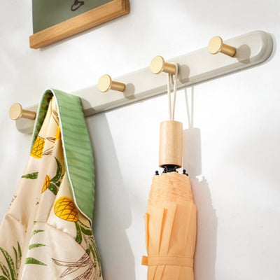 Hookmere - Wandgarderobe im Vintage-Stil mit Goldhaken