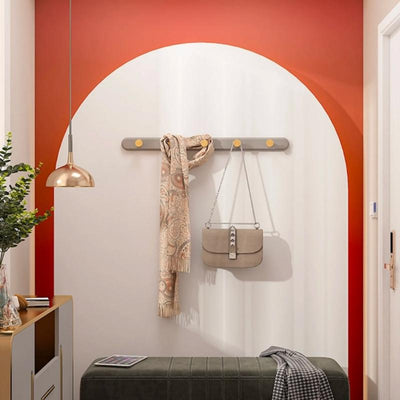 Hookmere - Wandgarderobe im Vintage-Stil mit Goldhaken